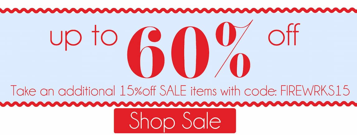 up to 60% off already reduced SALE items