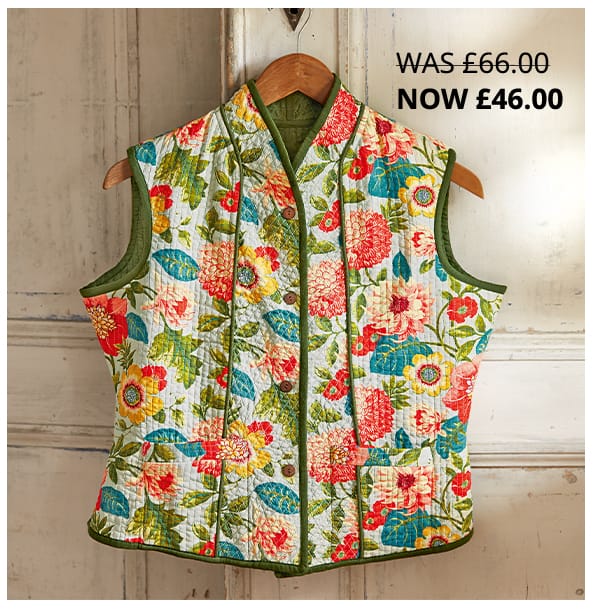 30730 Klein Floral Waistcoat £66.00 £46.00