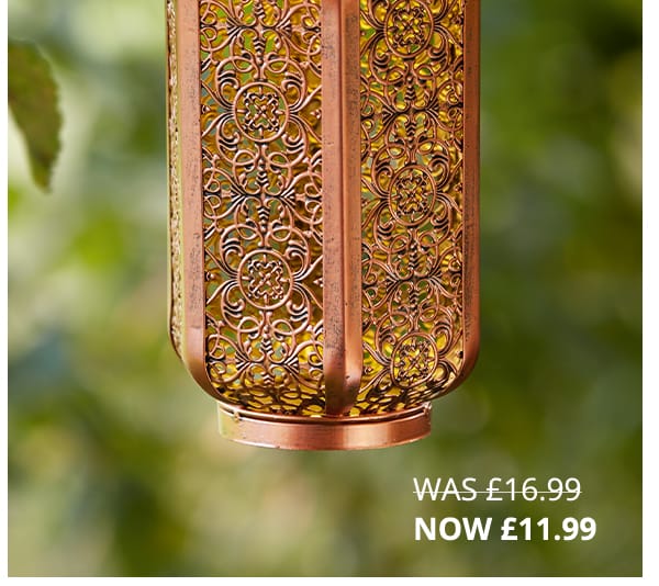 31033 Solar Hexagonal LED Lantern £16.99 £11.99