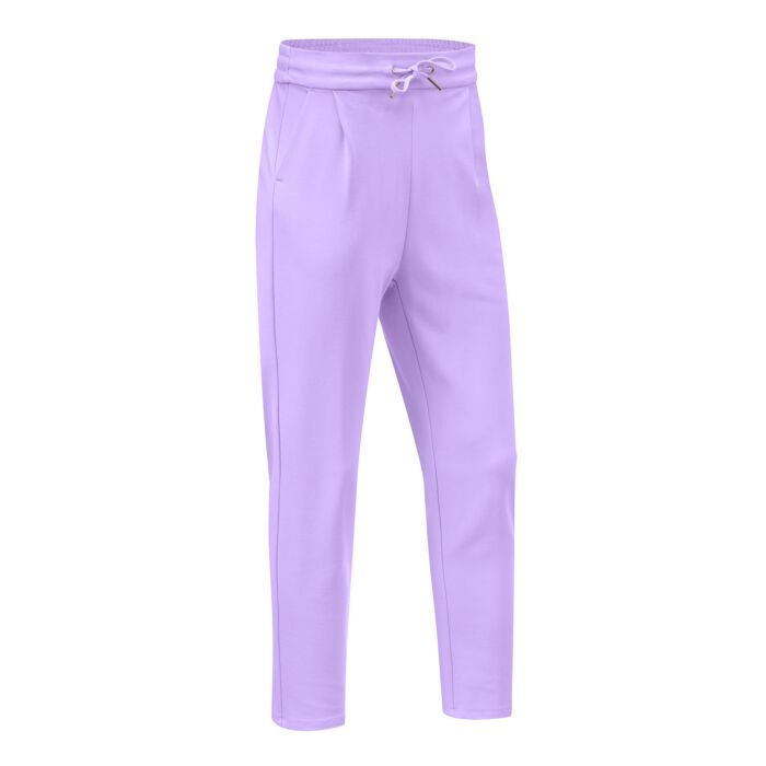 Artime Bequeme Casual Hose mit elastischem Komfortbund , lila