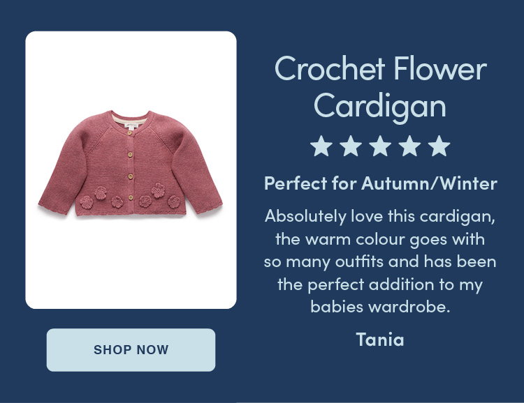 Crochet Flower Cardigan