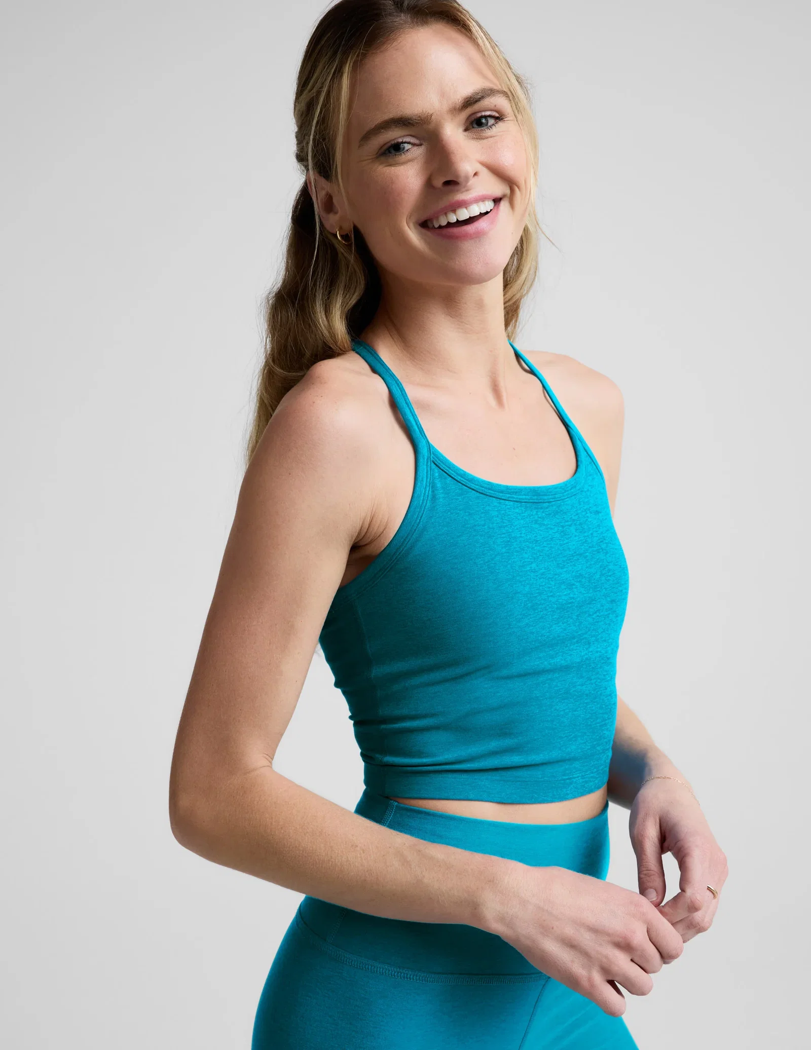 Image of Spacedye™ Slim Racerback Cropped Tank