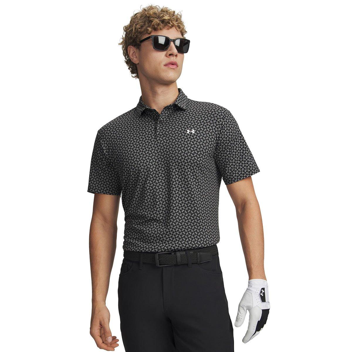 Under Armour Men's T2G Diagonal Heartbeat Golf Polo Shirt
