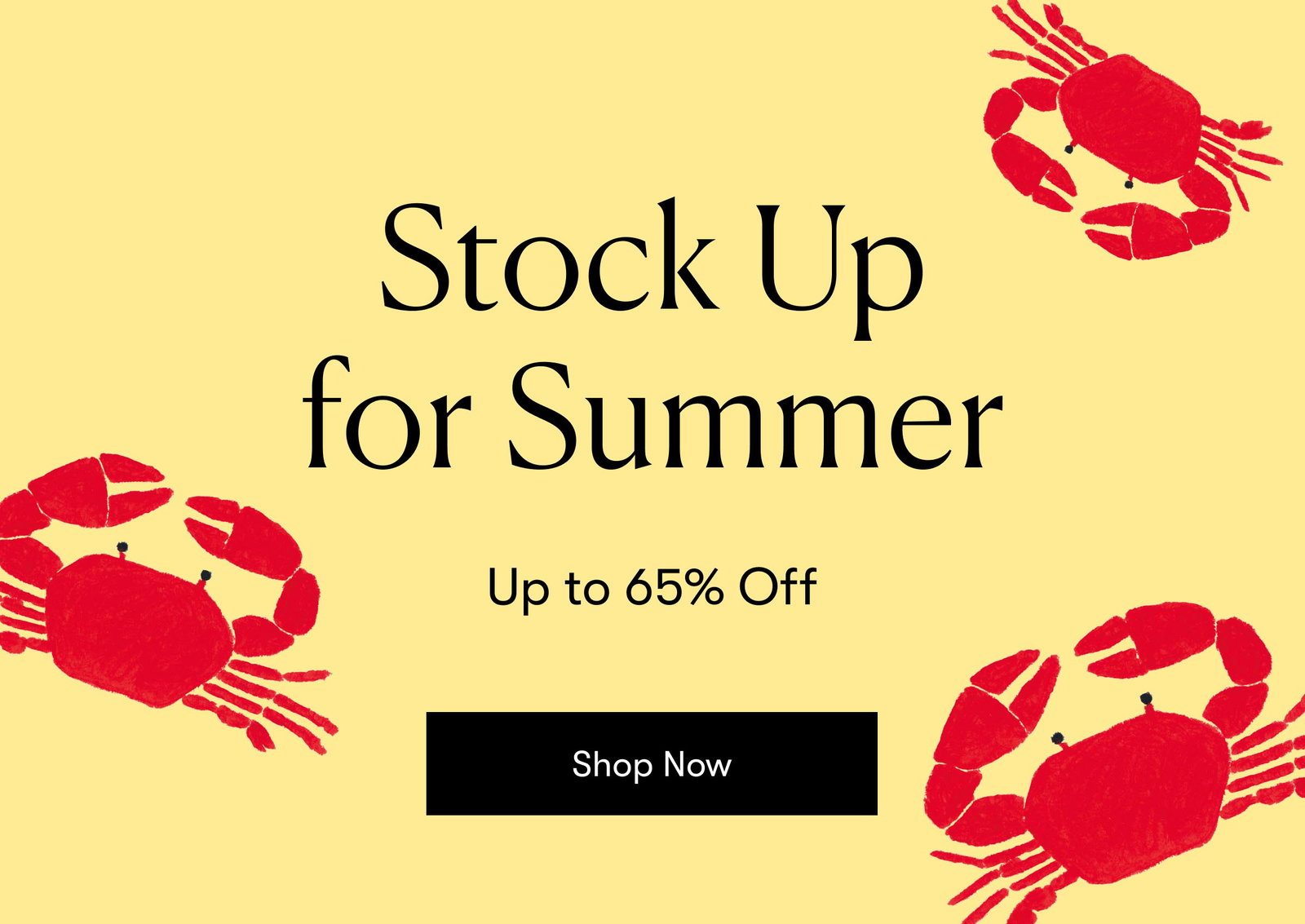 Summer Stock up: up to 65% off select markdowns