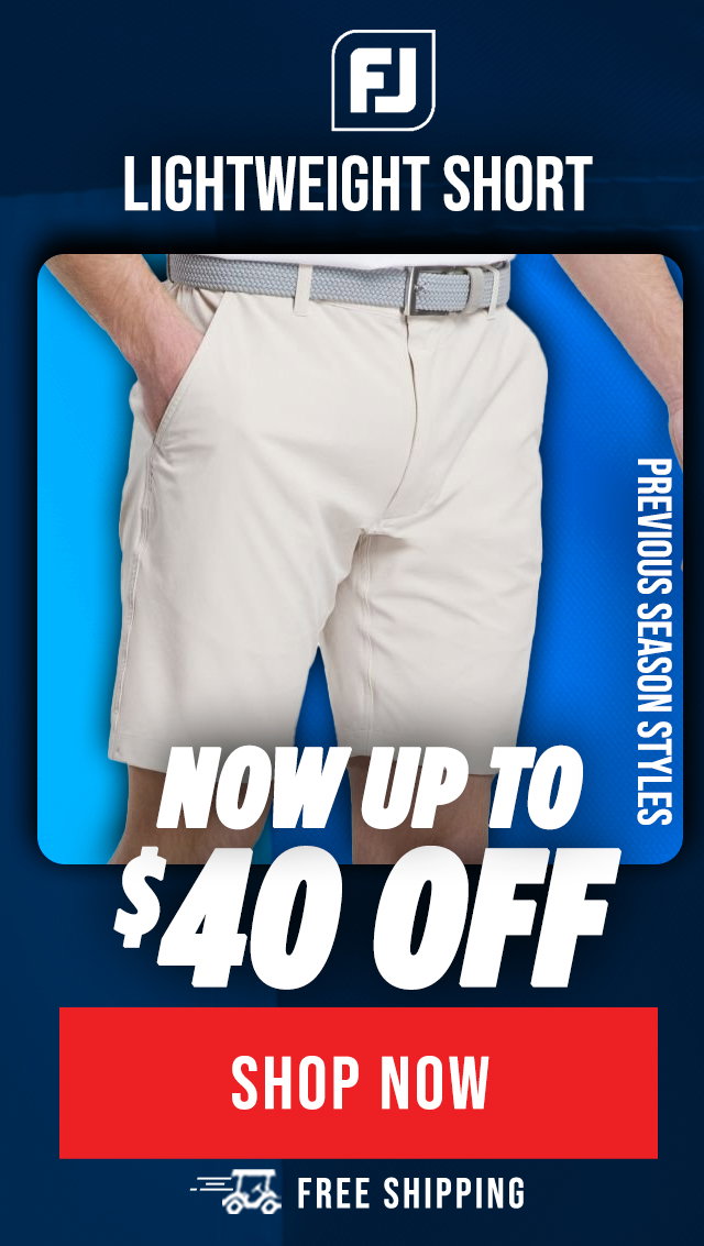 FootJoy Lightweight Shorts | Free Shipping