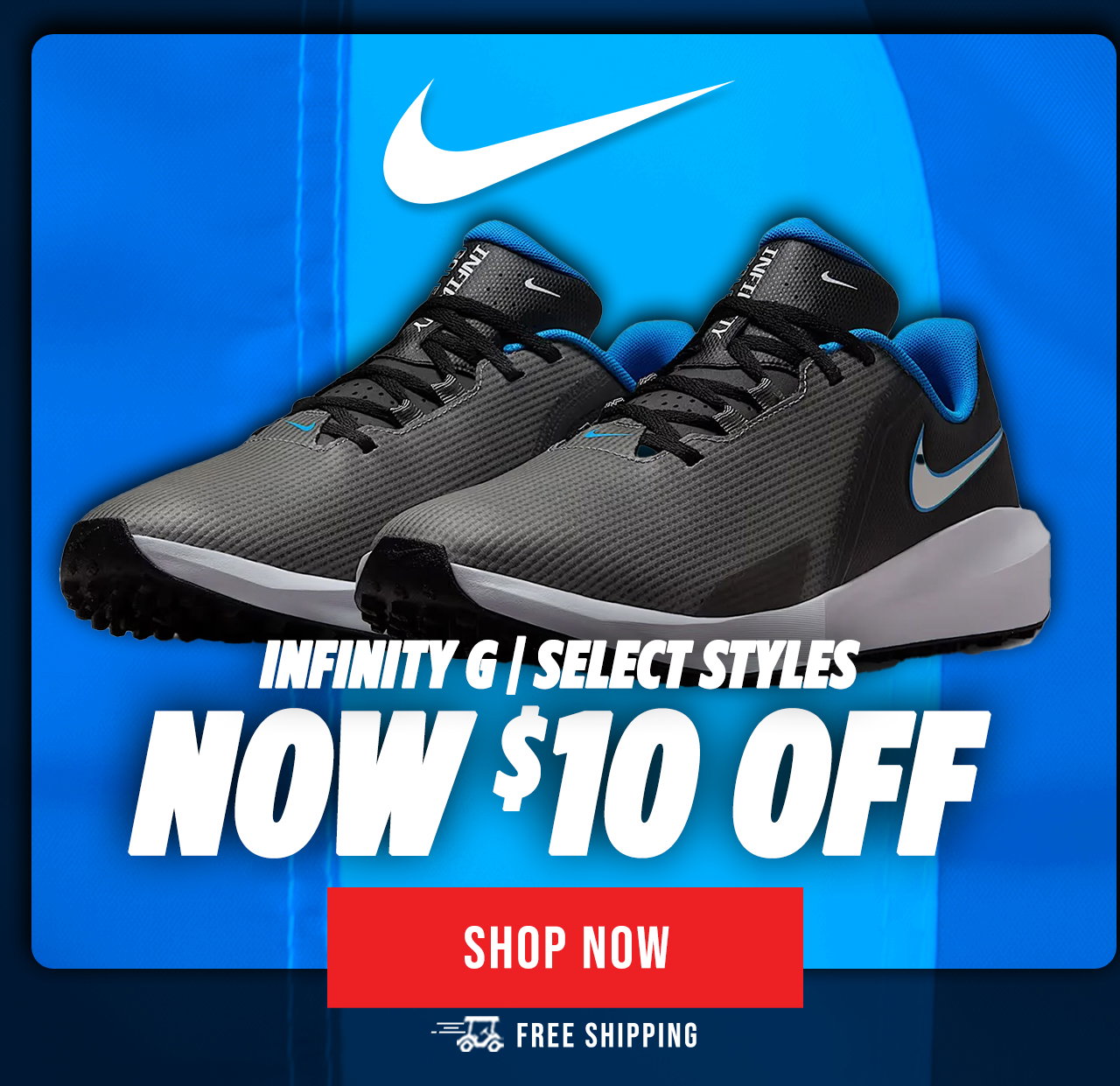 Nike Infinity G Golf Shoes | Select Styles $10 OFF + Free Shipping