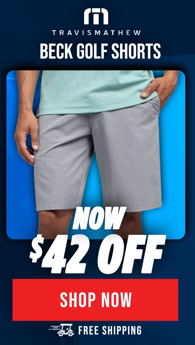 TravisMathew Beck Golf Shorts | Free Shipping