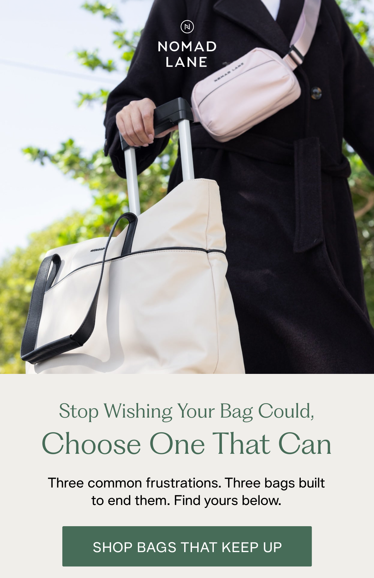 Shop Bags That Keep Up