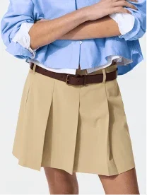 Pleated Skort