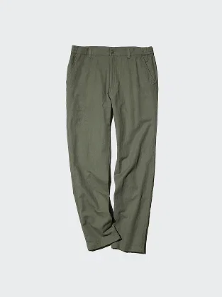 Linen Blend Relaxed Pants