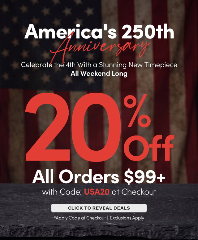America's 250th Anniversary | Extra 20% Off All Orders $99+ with Code: USA20 at Checkout