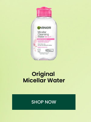 Get Garnier Micellar Water in mini size for your weekend trip!