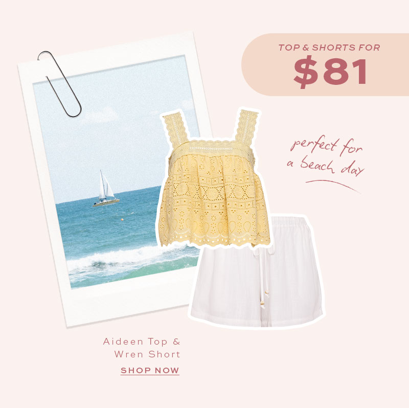 Aideen Eyelet Top