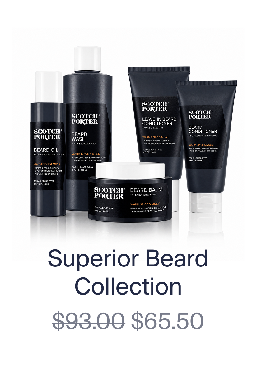 Superior Beard Collection $93 to $65.60