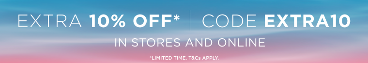 EXTRA 10% | CODE EXTRA10