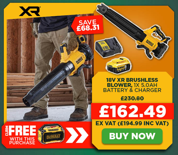 Dewalt DCMBL562P1 18V XR Brushless Blower, 1x 5.0Ah Battery & Charger