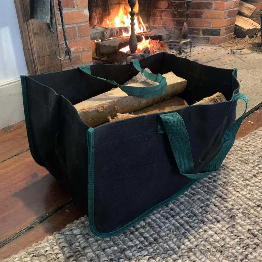 Image of Double Thickness Black Log Carrier