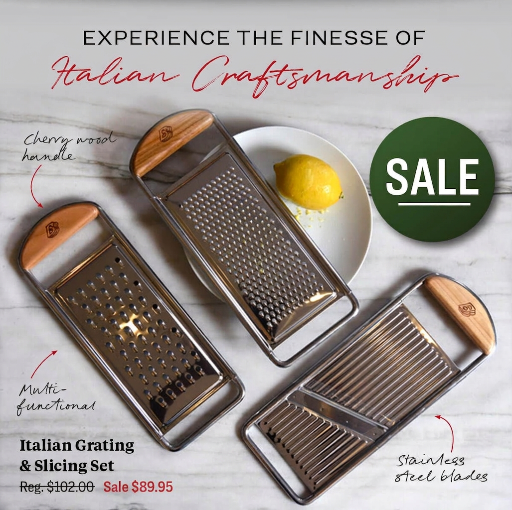 Italian Grating and Slicing Set