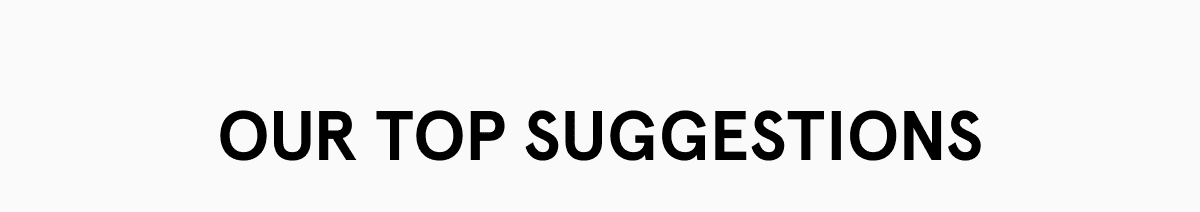 Our Top Suggestions