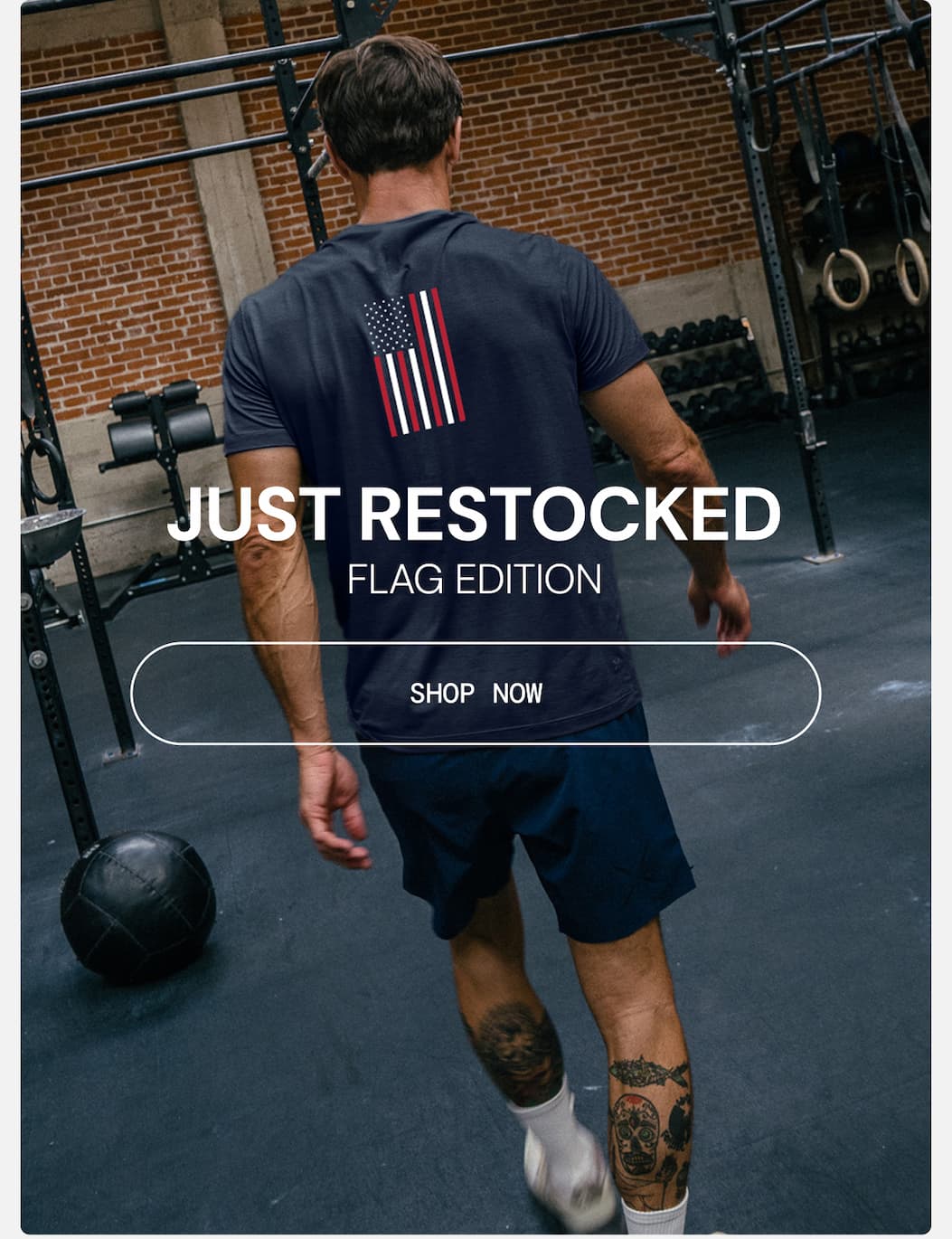 Just Restocked: Fourth of July Flag Interval Shirt