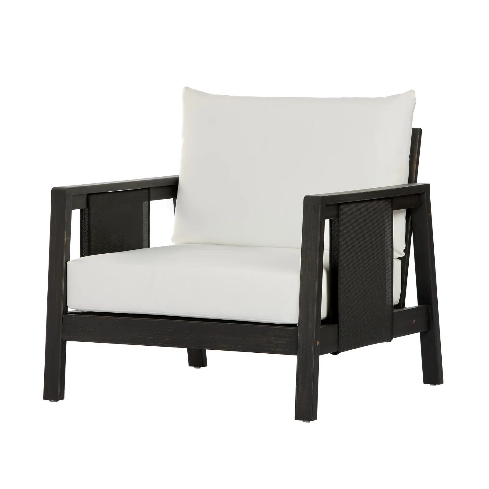Image of Khali Outdoor Club Chair with Acacia Wood Frame