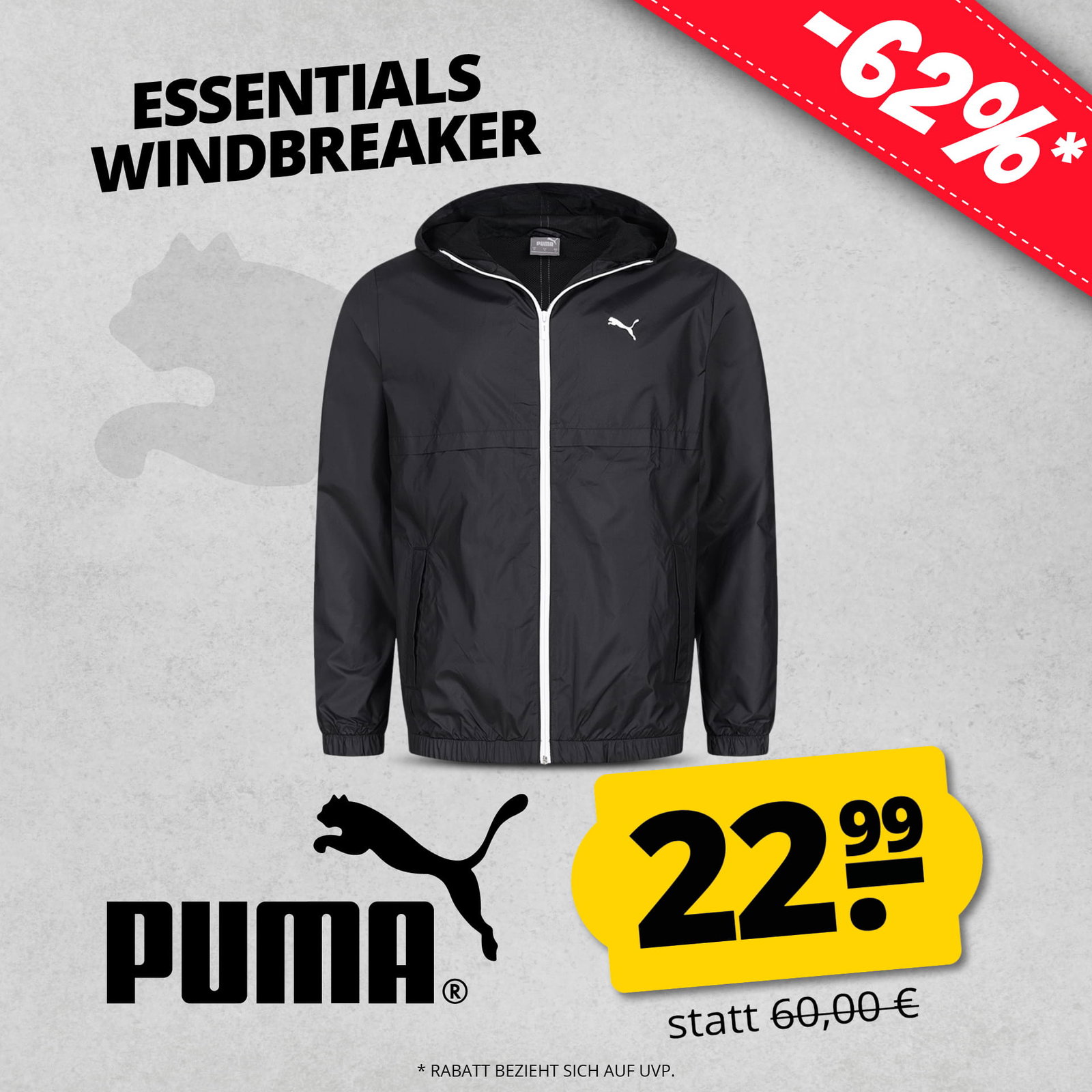 PUMA ESS Essentials Solid Herren Windbreaker 
