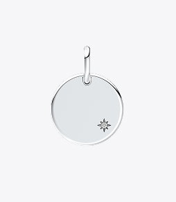 Engravable Lab-Grown Diamond Tag Pendant