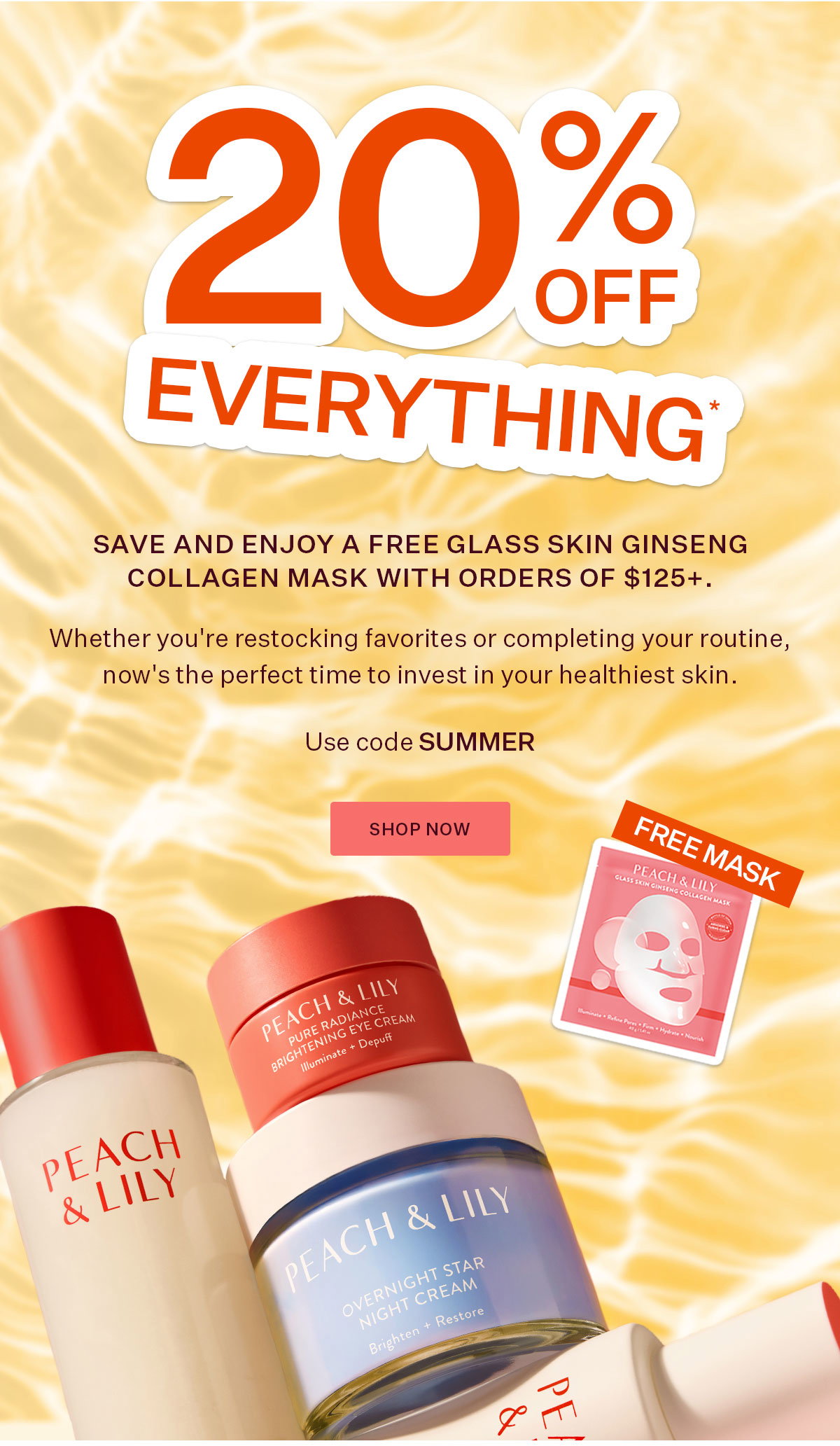 20% Off Sitewide with code SUMMER