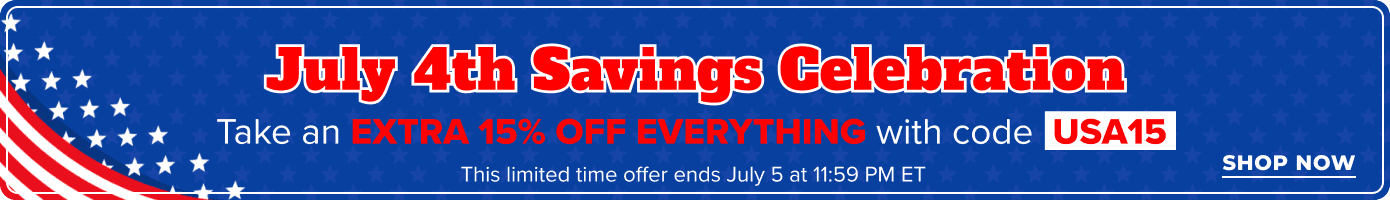 JULY 4TH SAVINGS CELEBRATION