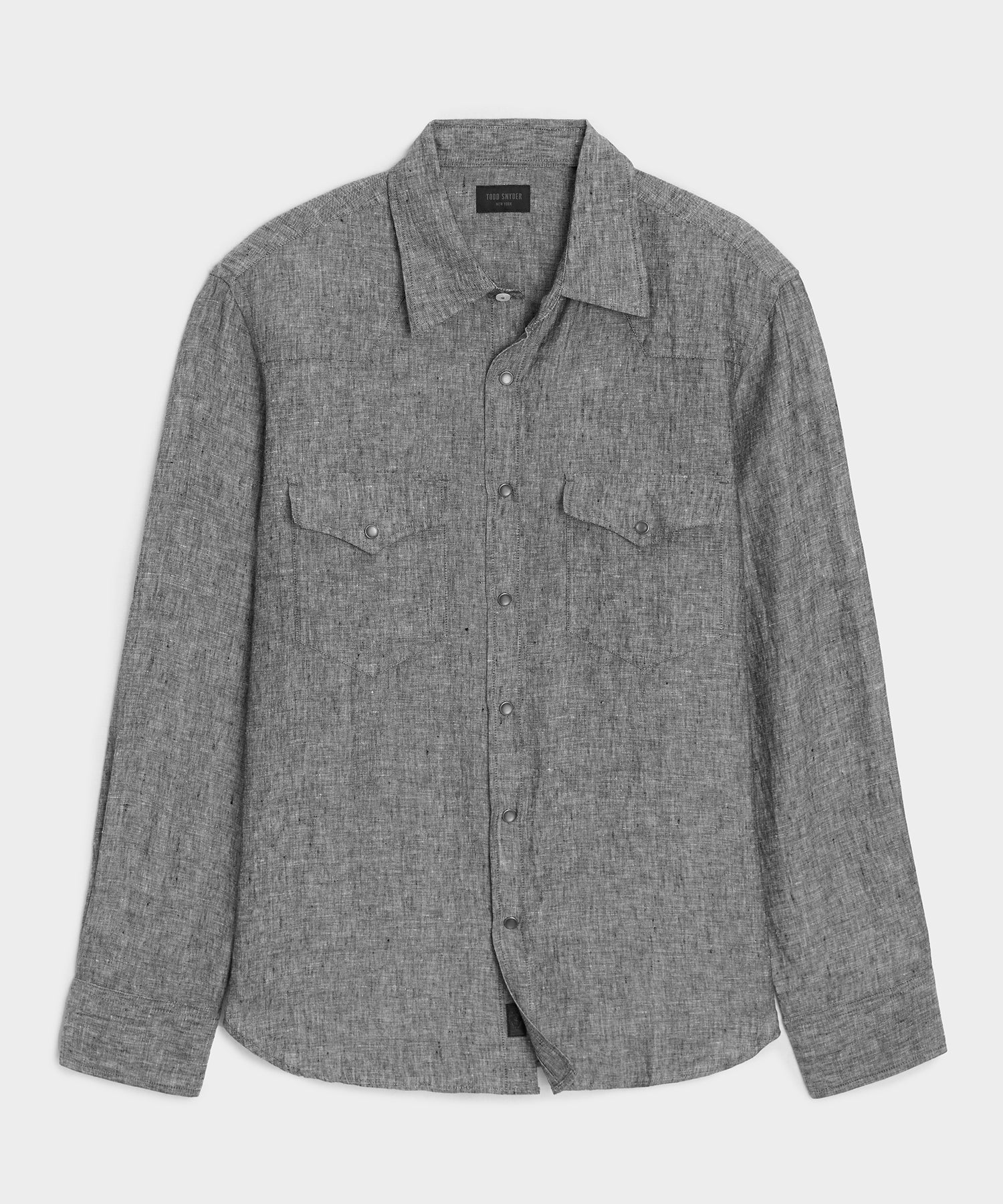 Image of Linen Western Shirt