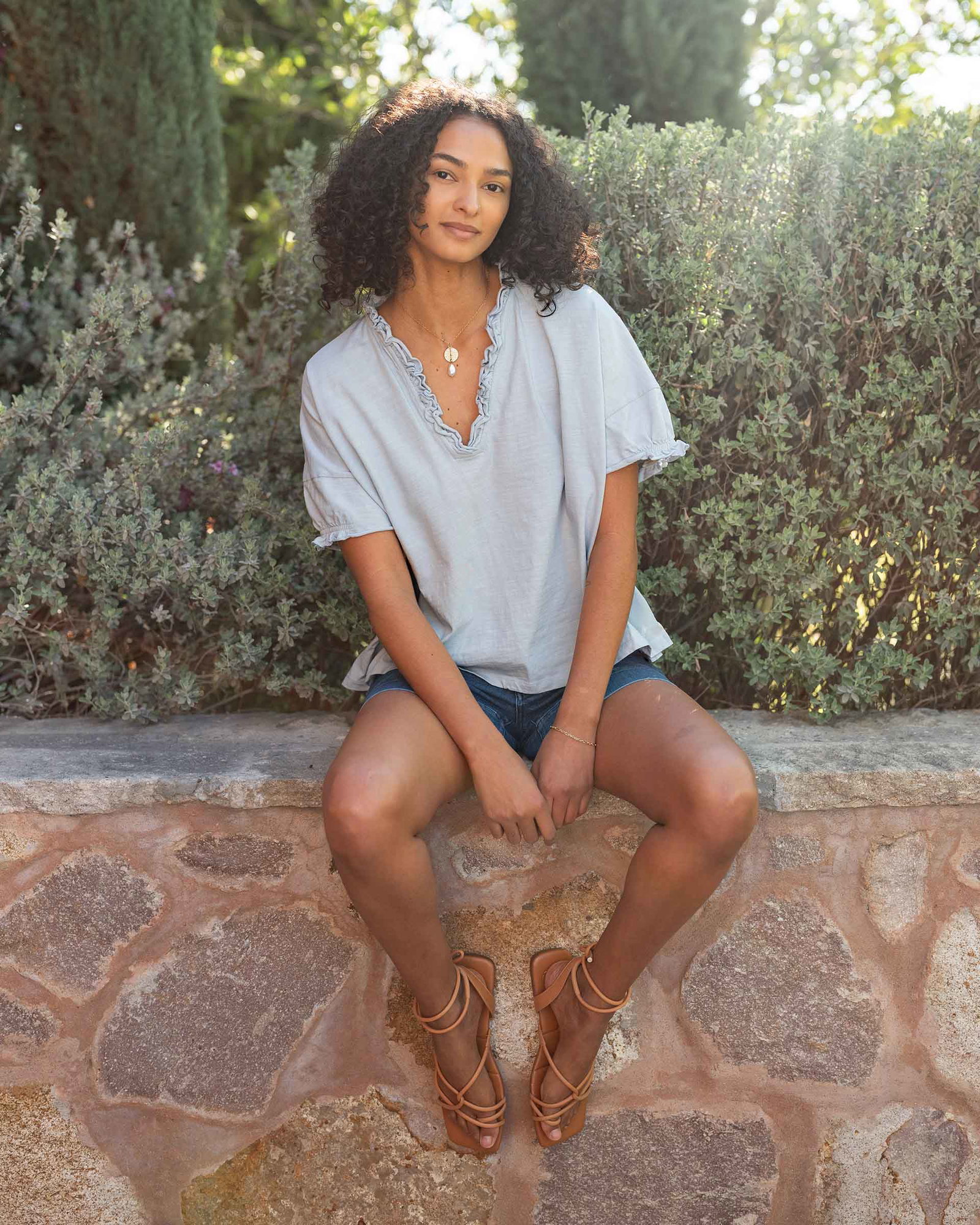 Image of Amelia Ruffle Tee