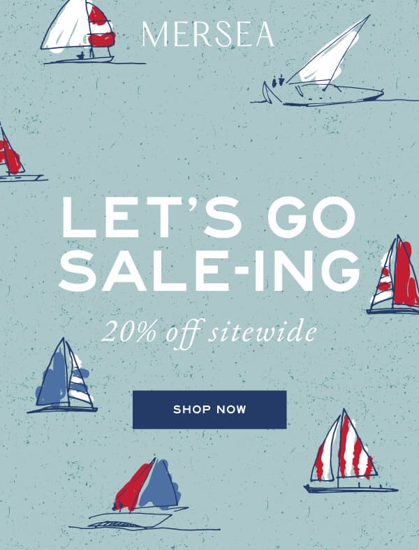 MERSEA - today only - let's go sale-ing - 20% off sitewide - shop now