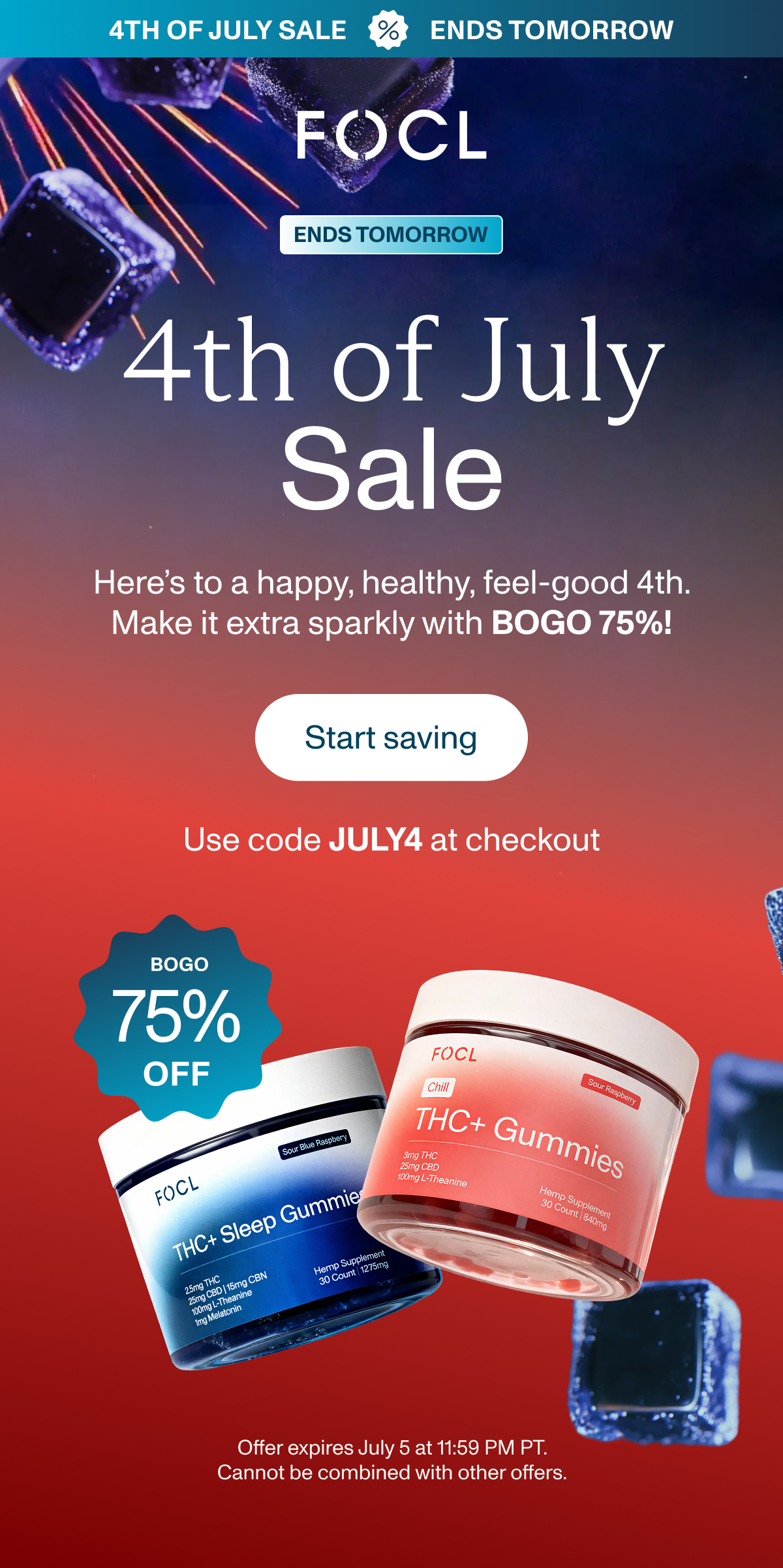 4th of July Sale