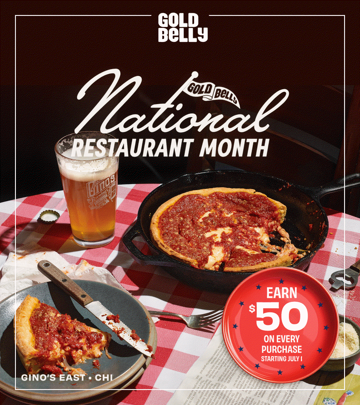 Earn $50 for National Restaurant Month