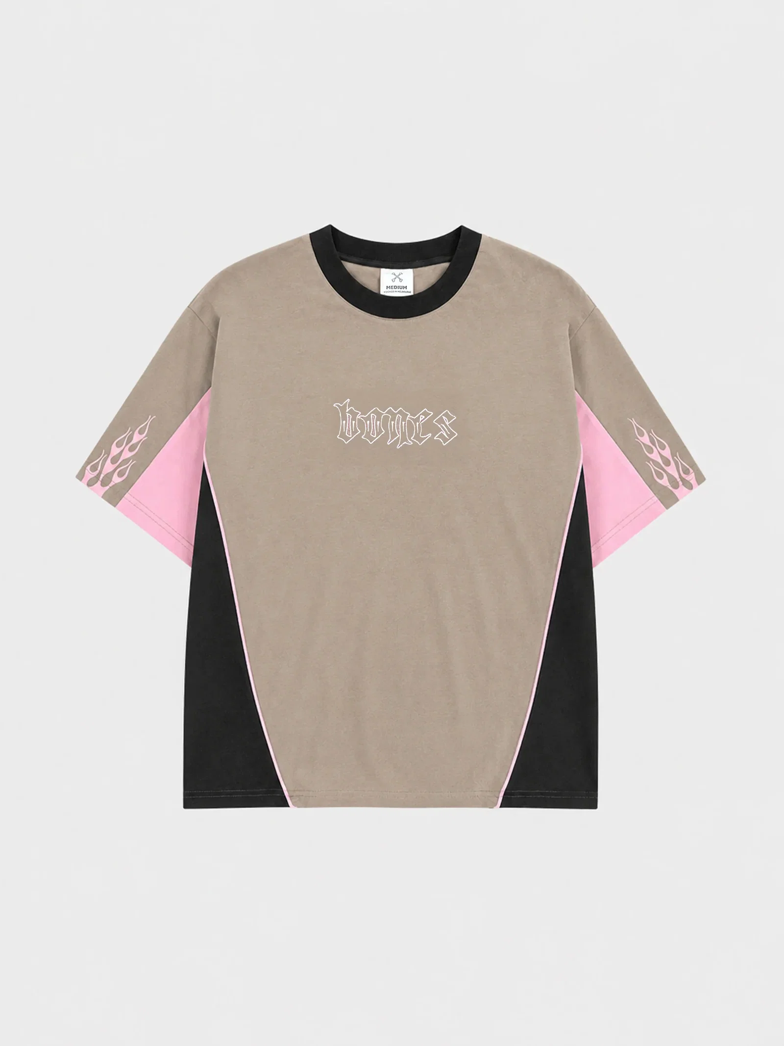 Image of 90's Steeze Panel Tee - 3 Tone