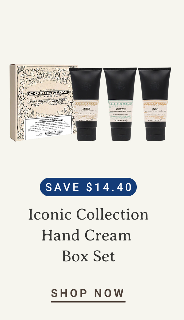 Iconic Collection Hand Cream Box Set | Save $14.40 | SHOP NOW 