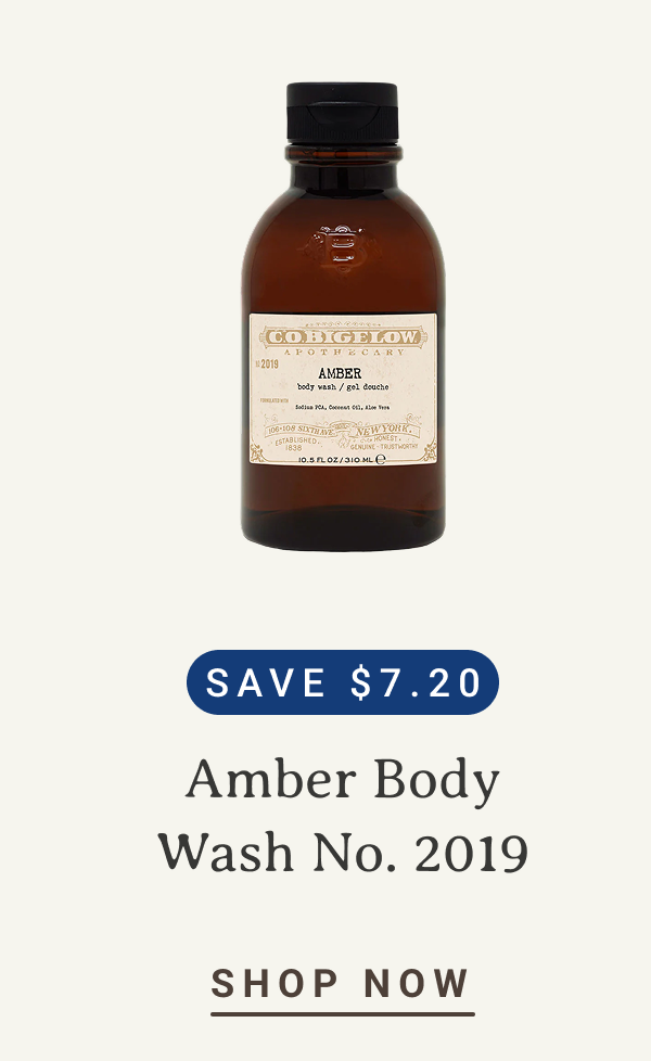 Amber Body Wash No. 2019 | Save $12.60 | SHOP NOW