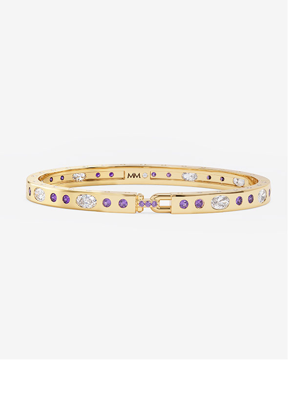 Ashley Sunset Lock Cuff 6mm