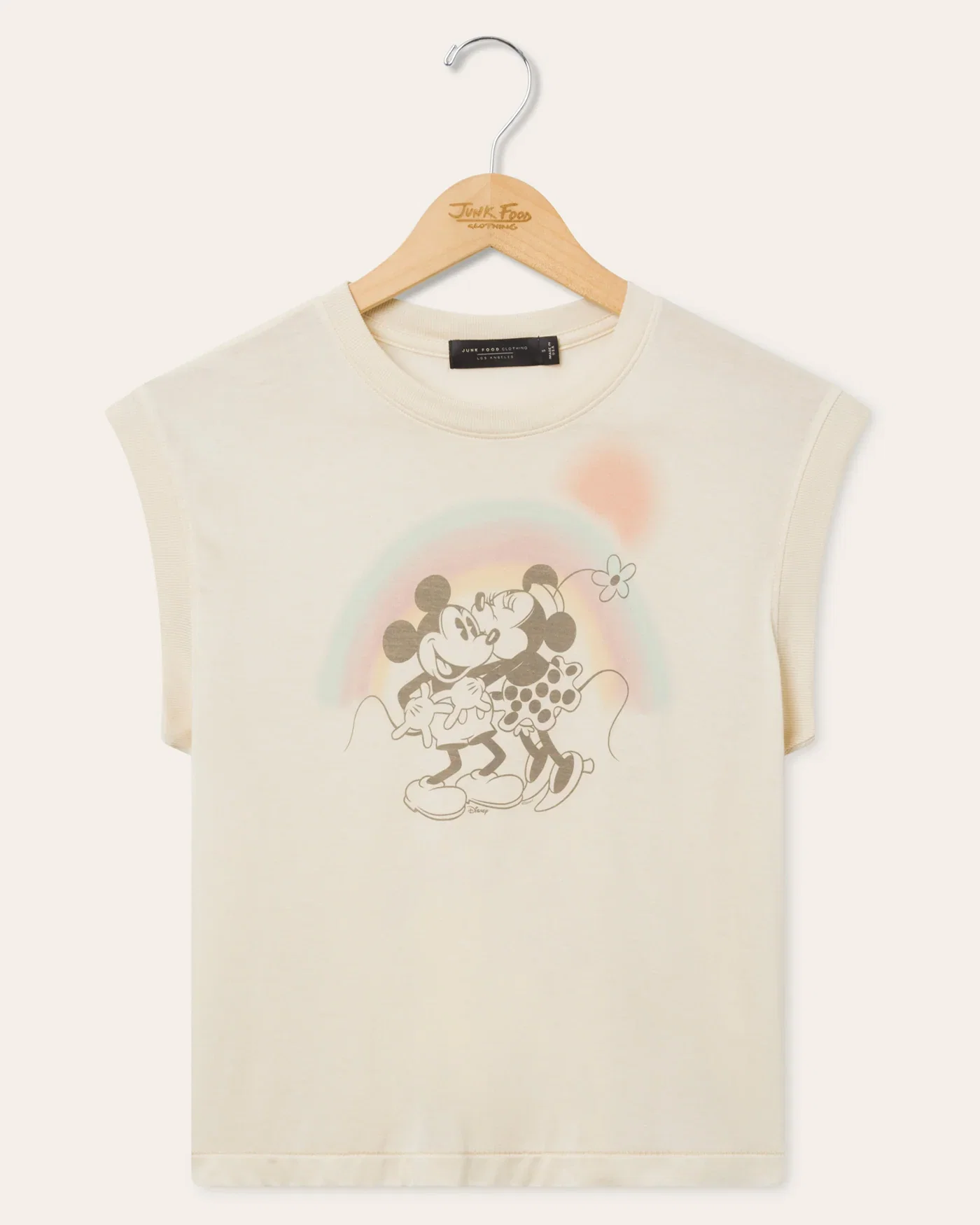Image of Women's Mickey and Minnie Kiss Vintage Tissue Tank