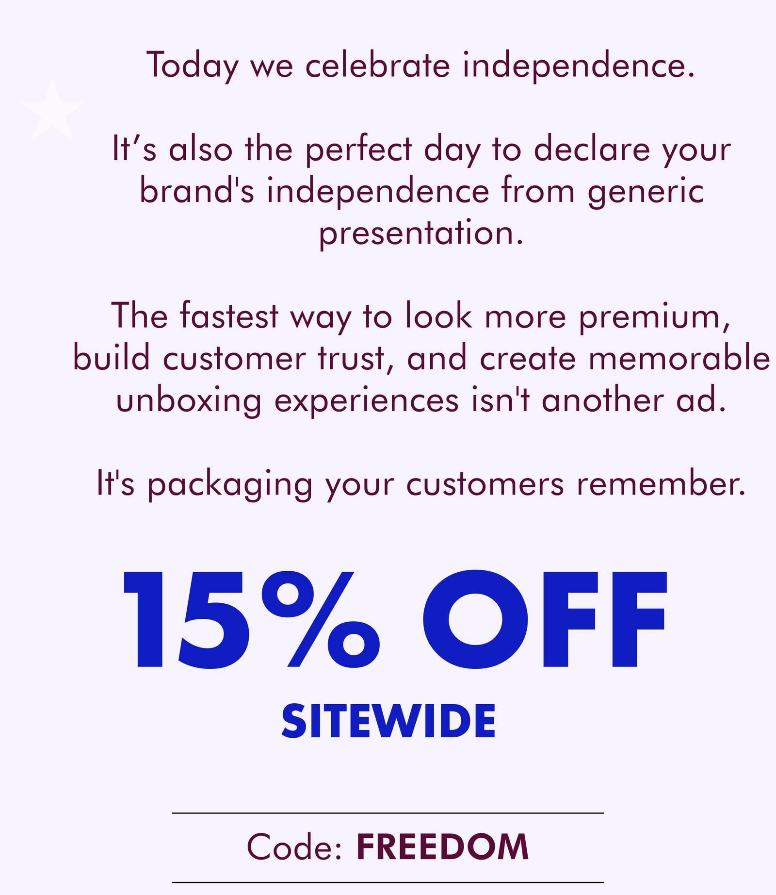 Today We Celebrate Independence.