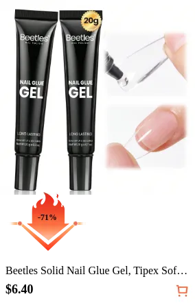 Beetles Solid Nail Glue Gel Tipex...