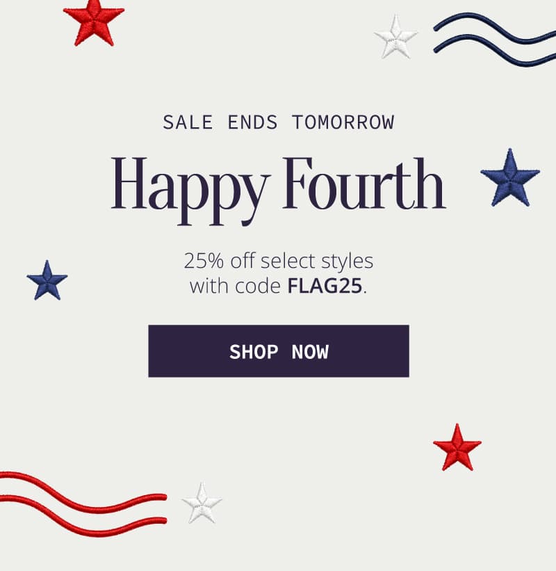 SALE ENDS TOMORROW: Happy Fourth