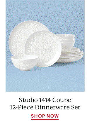 Studio 1414 Coupe 12-Piece Dinnerware Set  SHOP NOW