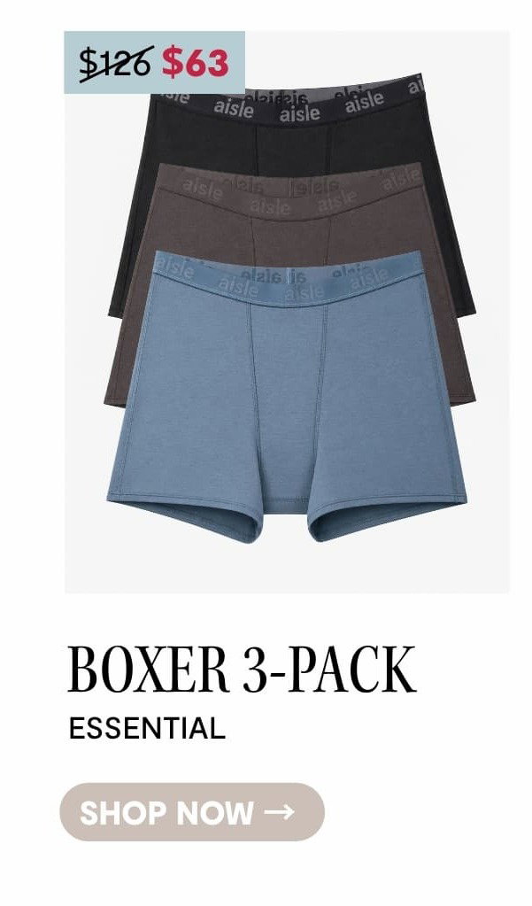 SHOP BOXERS IN ESSENTIAL