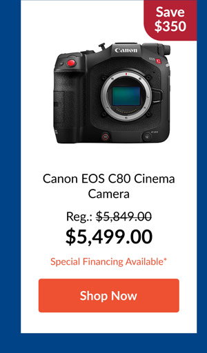 Canon EOS C80 Cinema Camera