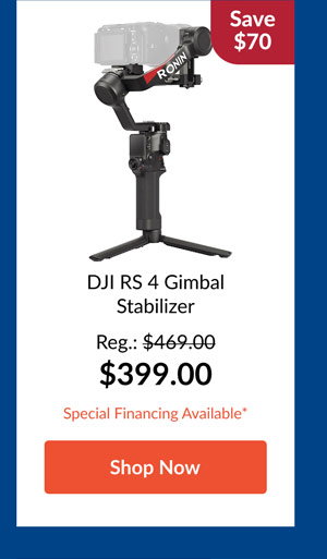 DJI RS 4 Gimbal Stabilizer