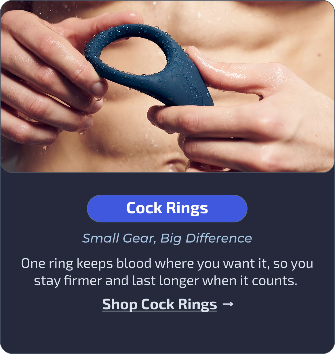 Cock Rings: Small Gear, Big Difference