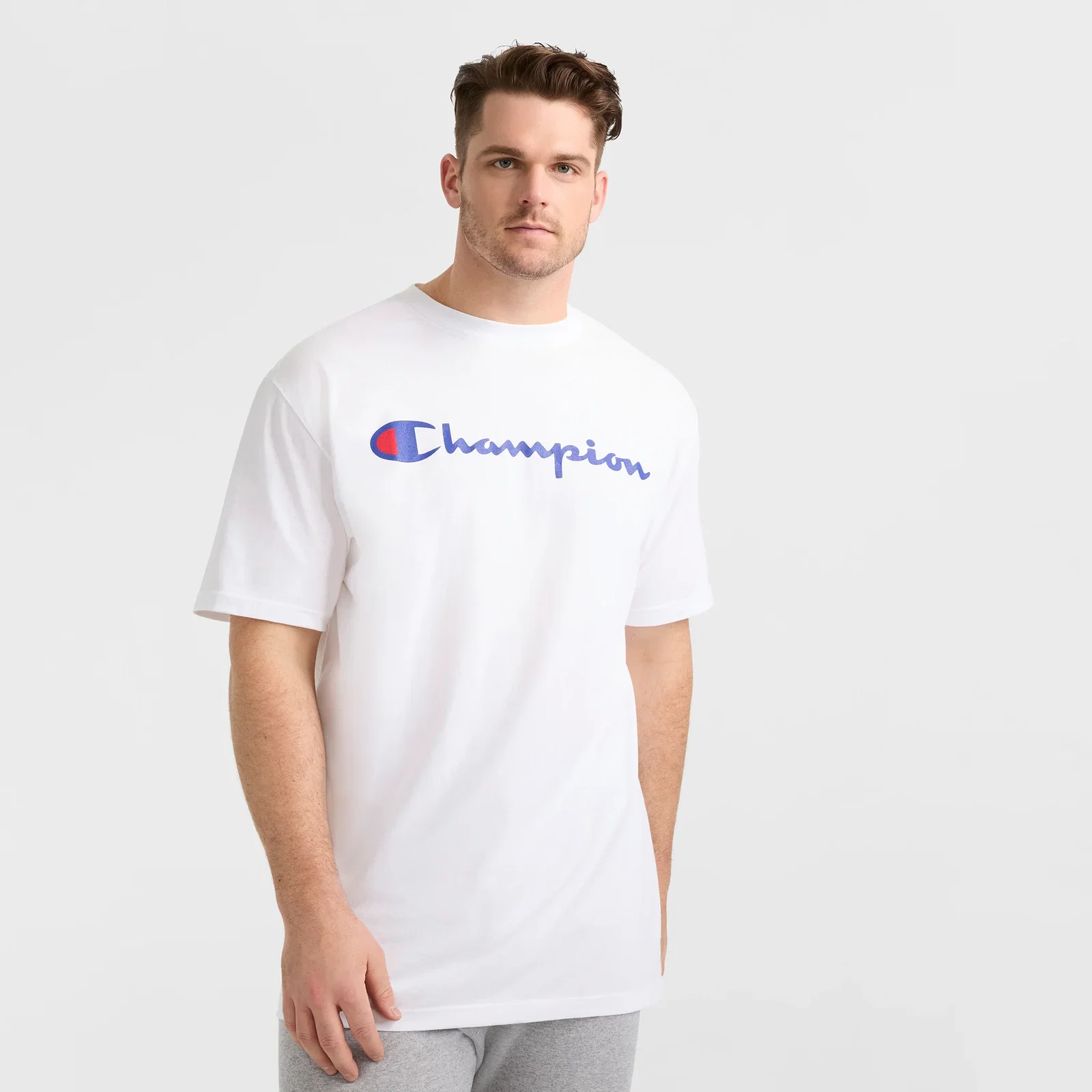 Image of Classic Graphic T-Shirt, Script Logo - Big & Tall