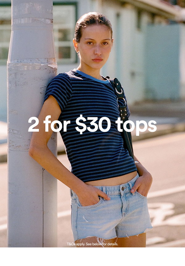 2 for $30 tops