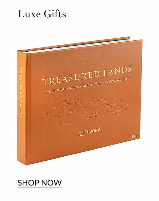 Treasured Lands Leather Bound Book